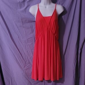 white birch Coral Sleeveless Summer Dress